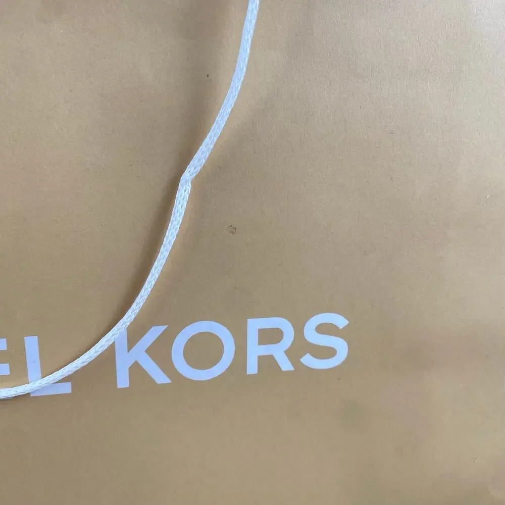 Set of 3 Michael Kors Shopping Gift Bags Size 19x15x7  15x11x6.5  10x8x4